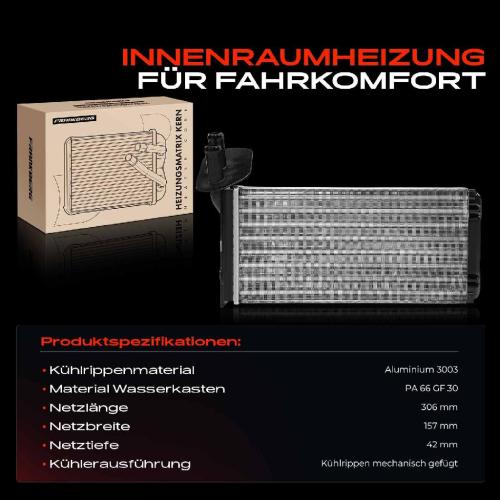 1x Wärmetauscher Innenraumheizung für VW Transporter 4 Kasten Pritsche/Fahrgestell Bild 1x Wärmetauscher Innenraumheizung für VW Transporter 4 Kasten Pritsche/Fahrgestell