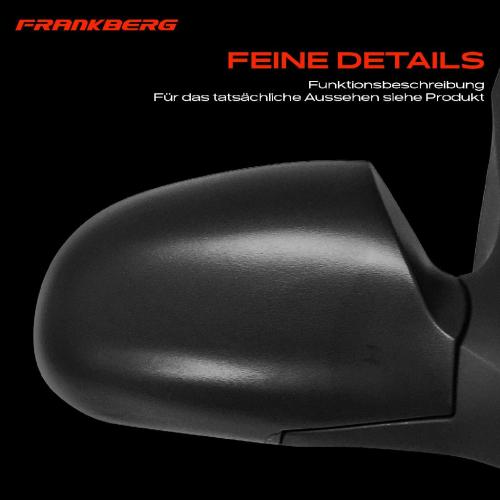 Frankberg 1x Außenspiegel Rechts für Hyundai Accent II LC Stufenheck 1.3L 1.5L 1.6L 1999-2005 Bild Frankberg 1x Außenspiegel Rechts für Hyundai Accent II LC Stufenheck 1.3L 1.5L 1.6L 1999-2005