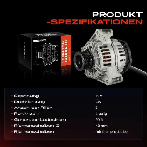 Frankberg 1x Lichtmaschine Generator für Mercedes-Benz C-Klasse S202 T-Model CLK E-Klasse Bild Frankberg 1x Lichtmaschine Generator für Mercedes-Benz C-Klasse S202 T-Model CLK E-Klasse