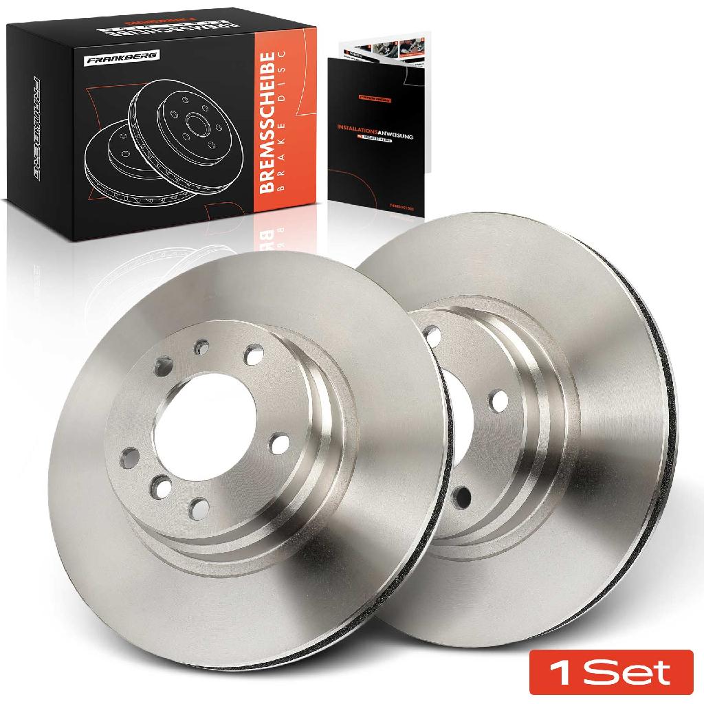2x Bremsscheiben Vorderachse für BMW 7er E38 2.5L 2.8L 2.9L 3.0L 3.5L 1994-2001