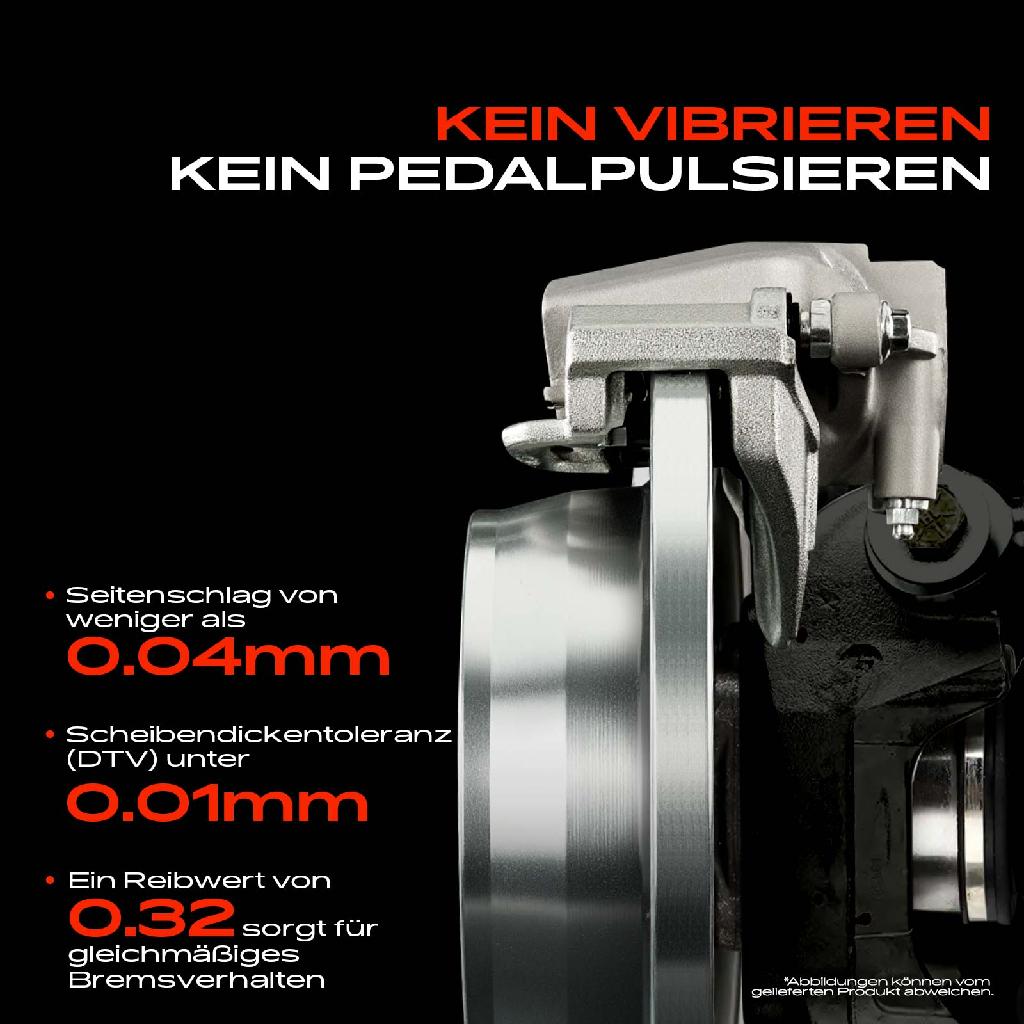 2x Bremsscheiben Vorderachse für Mercedes-Benz A-Klasse W168 1.4L 1.6L 1997-2004 1997-2004