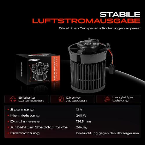 Frankberg 1x Gebläsemotor Innenraumgebläse für Nissan Qashqai II J11 I4 1.2L 1.5L 1.6L 2.0L Bild Frankberg 1x Gebläsemotor Innenraumgebläse für Nissan Qashqai II J11 I4 1.2L 1.5L 1.6L 2.0L