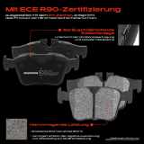 4x Bremsbeläge Hinterachse für Volvo C40 S60 III S90 II V60 Cross Country V90 Kombi XC40 XC60 XC90