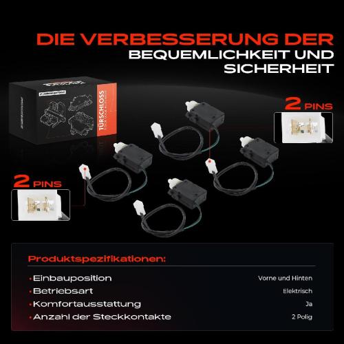 Frankberg 2x Türschloss Vorne und Hinten für Citroën Berlingo Kasten Berlingo/Berlingo First MPV Saxo ZX Break Peugeot Bild Frankberg 2x Türschloss Vorne und Hinten für Citroën Berlingo Kasten Berlingo/Berlingo First MPV Saxo ZX Break Peugeot