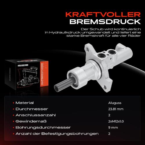 1x Hauptbremszylinder Bremszylinder für Mercedes-Benz Viano Vito Mixto W639 109-126 Bild 1x Hauptbremszylinder Bremszylinder für Mercedes-Benz Viano Vito Mixto W639 109-126