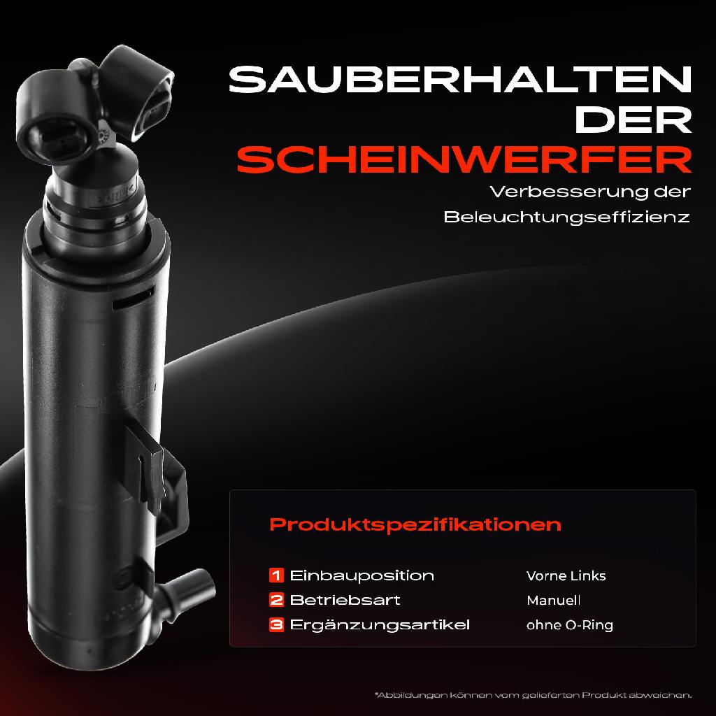1x Scheinwerferreinigung Waschwasserdüse Vorne Links für Audi A8 4H2 4H8 4HC 4HL 2012-2014
