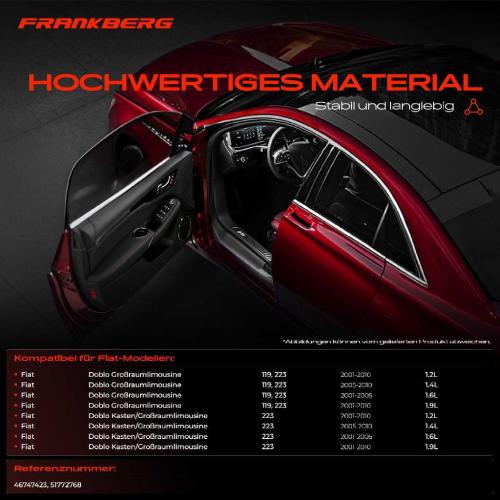 1x Türfeststeller Türfangband Türstopper Vorne für Fiat Doblo Kasten MPV 119 223 Bild 1x Türfeststeller Türfangband Türstopper Vorne für Fiat Doblo Kasten MPV 119 223