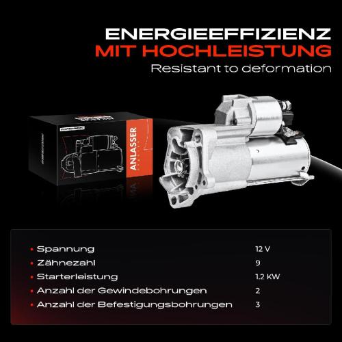 1x Anlasser Starter für Audi A4 8EC A4 Avant 8ED A4 Cabriolet 8H7 A6 4F2 A6 Avant 4F5 2.0L 1.8L 2002-2011 Bild 1x Anlasser Starter für Audi A4 8EC A4 Avant 8ED A4 Cabriolet 8H7 A6 4F2 A6 Avant 4F5 2.0L 1.8L 2002-2011