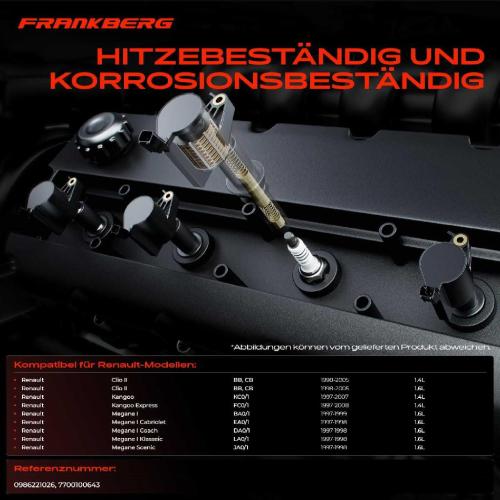 Frankberg 2x Z ndmodul Z ndspule f r Renault Clio II Kangoo Express Megane I Cabriolet Coach Klasseic Scenic Bild Frankberg 2x Z ndmodul Z ndspule f r Renault Clio II Kangoo Express Megane I Cabriolet Coach Klasseic Scenic