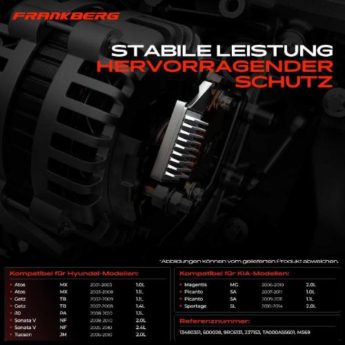 1x Lichtmaschinenregler Generatorregler für Hyundai Atos Getz Sonata V i10 iX35 KIA Bild 1x Lichtmaschinenregler Generatorregler für Hyundai Atos Getz Sonata V i10 iX35 KIA