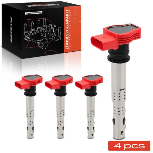 Frankberg 4x Zündmodul Zündspule für VW Touareg Audi A4 Avant Cabriolet A5 Sportback A6 Allroad A7 A8 Q5 Q7 R8 Spyder Bild Frankberg 4x Zündmodul Zündspule für VW Touareg Audi A4 Avant Cabriolet A5 Sportback A6 Allroad A7 A8 Q5 Q7 R8 Spyder