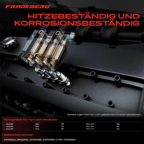 Frankberg 1x Zündmodul Zündspule für Hyundai Atos MX 1.0L 2000-2003 Bild Frankberg 1x Zündmodul Zündspule für Hyundai Atos MX 1.0L 2000-2003