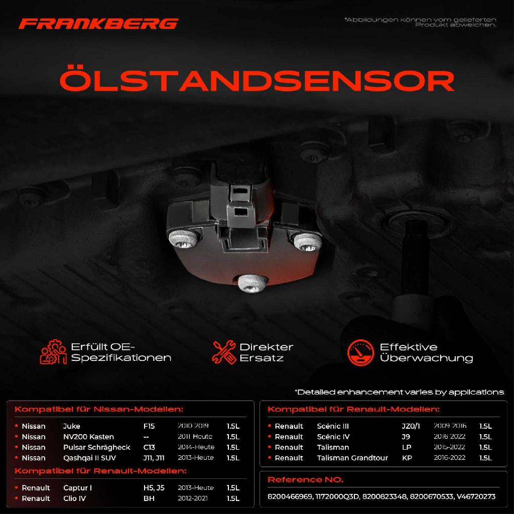1x Ölstandsensor für Nissan Juke Renault Kadjar Captur Clio Megane