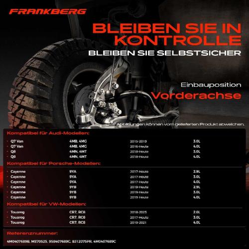 2x Traggelenk Vorderachse für VW Touareg Audi A8 E-Tron Sportback Q7 Van Q8 SUV Porsche Cayenne Coupe Bild 2x Traggelenk Vorderachse für VW Touareg Audi A8 E-Tron Sportback Q7 Van Q8 SUV Porsche Cayenne Coupe