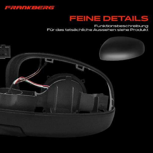 Frankberg 1x Außenspiegel Links für Seat Leon 1P1 Skoda Fabia II 542 545 2005-2014 Bild Frankberg 1x Außenspiegel Links für Seat Leon 1P1 Skoda Fabia II 542 545 2005-2014