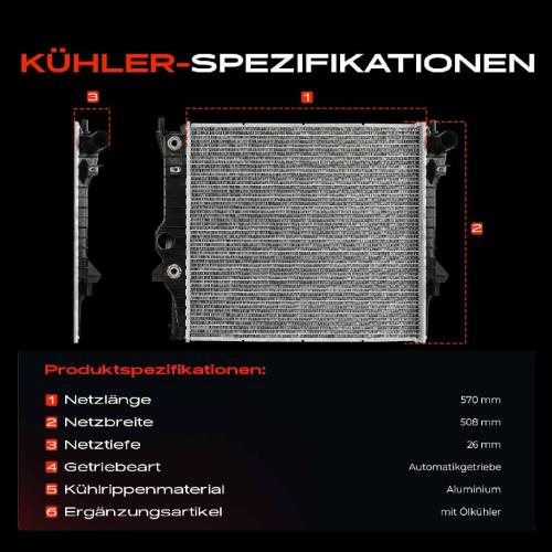 1x Kühler Wasserkühler Motorkühler für Jaguar S-Type X200 XF X250 XJ X350 Bild 1x Kühler Wasserkühler Motorkühler für Jaguar S-Type X200 XF X250 XJ X350
