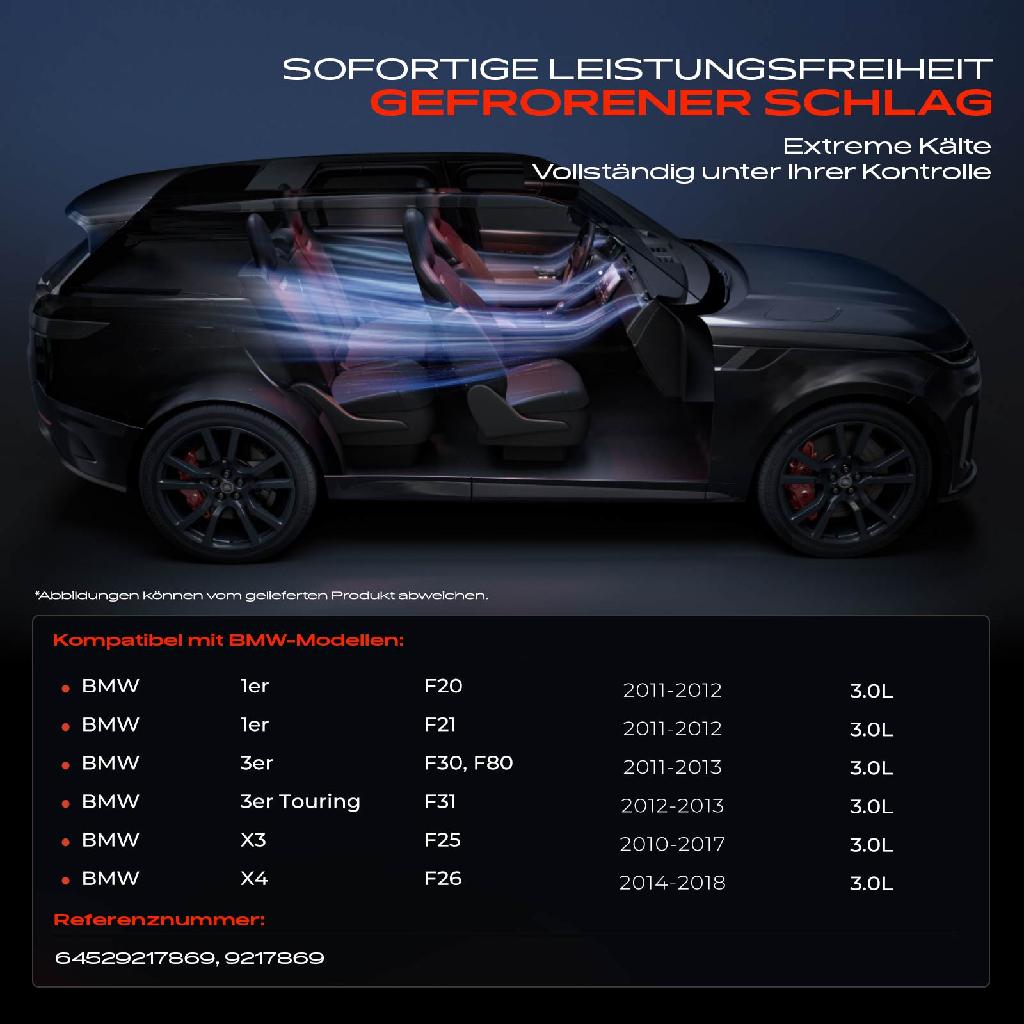 1x Klimakompressor für BMW 1er F20 F21 3er F30 F80 F31 X3 X4 F25 F26 3.0L