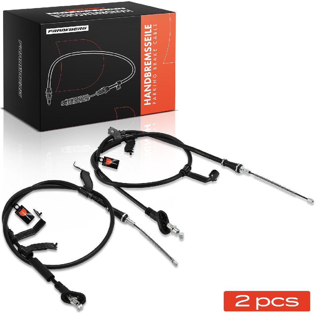 2x Seilzug Feststellbremse Hinterachse beidseitig für Hyundai Tucson JM 2.0L 2004-2010
