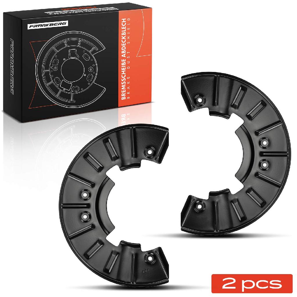 Frankberg 2x Ankerblech Bremsscheibe Vorderachse Beidseitig für VW Touareg 7L6 7L7 7LA 7P5 7P6 Audi Q7 4LB