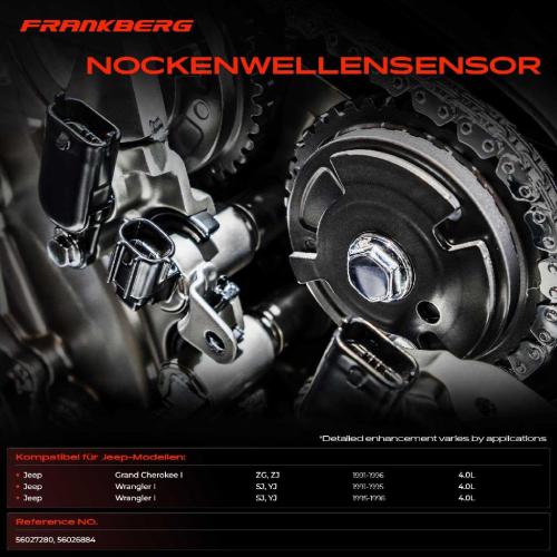 1x Nockenwellenposition Sensor für Jeep Grand Cherokee I Wrangler I 4.0L Bild 1x Nockenwellenposition Sensor für Jeep Grand Cherokee I Wrangler I 4.0L