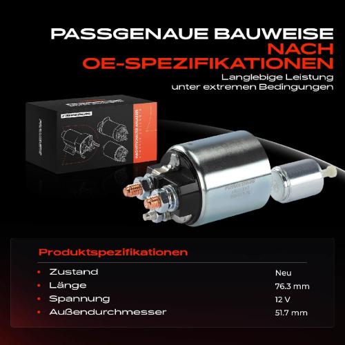 1x Magnetschalter Starter für Ford Transit Focus 2 3 Mondeo 4 5 Volvo C30 S40 V50 Bild 1x Magnetschalter Starter für Ford Transit Focus 2 3 Mondeo 4 5 Volvo C30 S40 V50