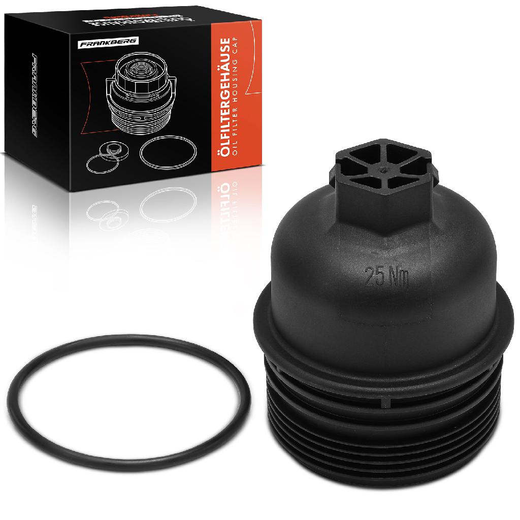 1x Ölfiltergehäuse Deckel für Nissan X-Trail Qashqai Opel Movano B Renault Espace V Megane