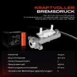 1x Hauptbremszylinder Bremszylinder für Mitsubishi Outlander I CU W 2.0L 2.4L