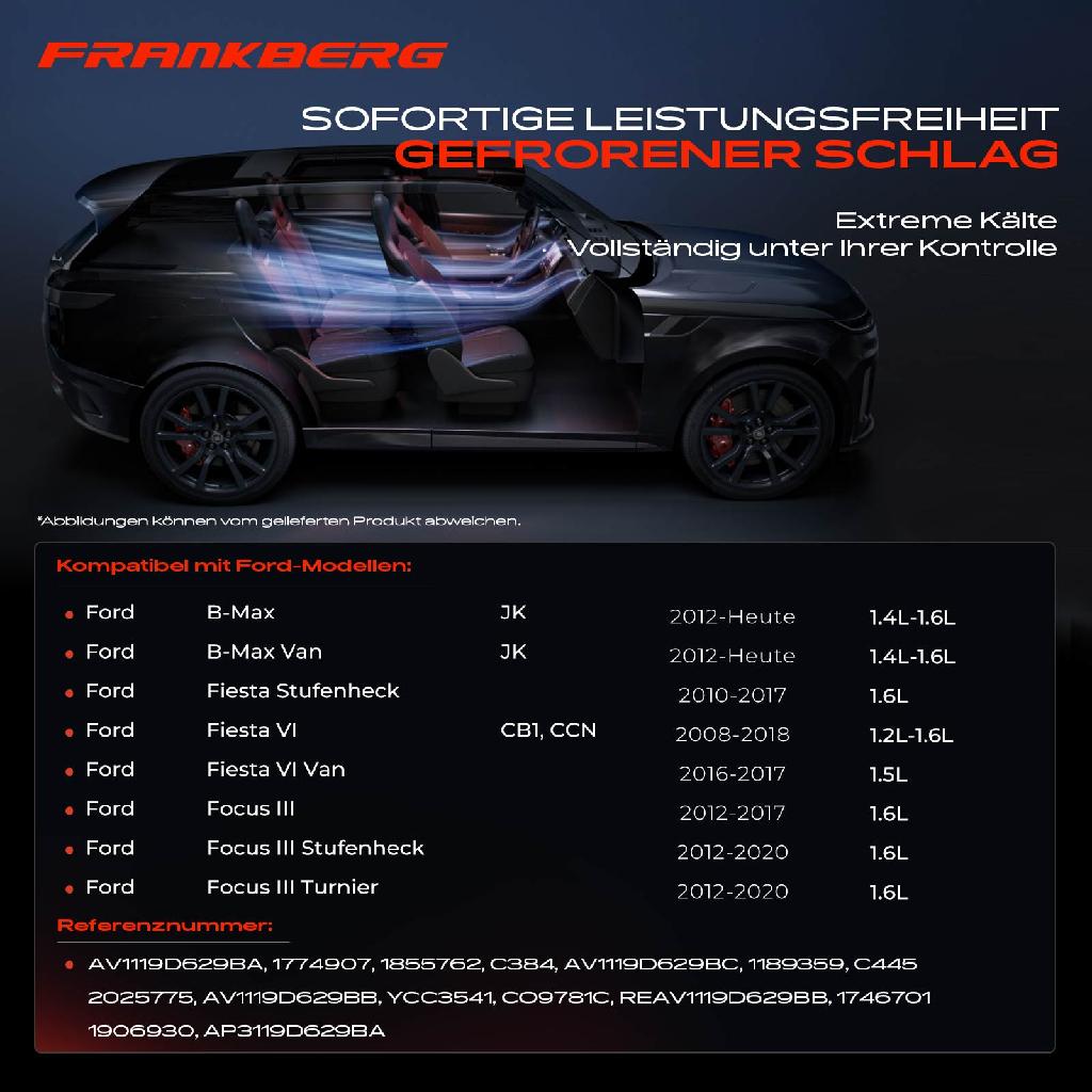 1x Klimakompressor für Ford B-Max JK Fiesta 6 CB1 CCN Focus 3 1.4L-1.6L