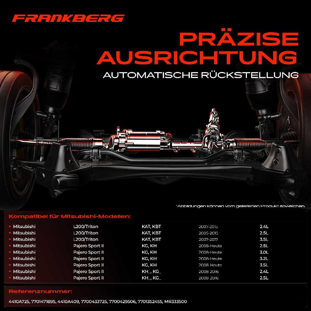 1x Lenkgetriebe Servolenkgetriebe für Mitsubishi L 200/Triton Pajero Sport II KH KG