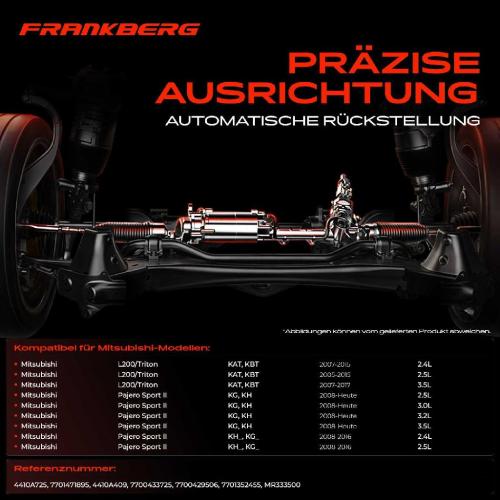 1x Lenkgetriebe Servolenkgetriebe für Mitsubishi L 200/Triton Pajero Sport II KH KG Bild 1x Lenkgetriebe Servolenkgetriebe für Mitsubishi L 200/Triton Pajero Sport II KH KG