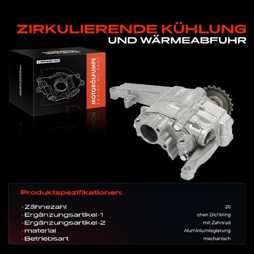 Frankberg 1x Ölpumpe für Mercedes-Benz W204 W203 S203 S204 A209 C219 Bild Frankberg 1x Ölpumpe für Mercedes-Benz W204 W203 S203 S204 A209 C219