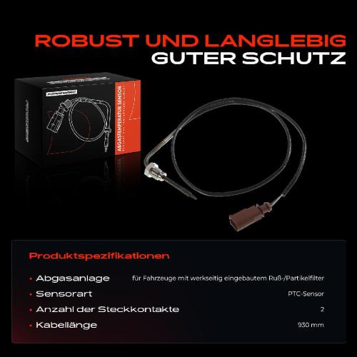 Frankberg 1x Abgastemperatursensor für VW Touareg 7P5 Porsche Cayenne 92A 4.2L Bild Frankberg 1x Abgastemperatursensor für VW Touareg 7P5 Porsche Cayenne 92A 4.2L