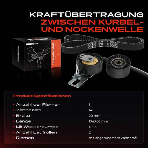 1x Zahnriemensatz Zahnriemen für Ford Focus C-Max Kuga Peugeot 208 Citroën C3 C4 Bild 1x Zahnriemensatz Zahnriemen für Ford Focus C-Max Kuga Peugeot 208 Citroën C3 C4