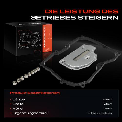 1x Hydraulikfiltersatz Automatikgetriebe für VW Golf V 1K 6 5K Passat Jetta Seat Bild 1x Hydraulikfiltersatz Automatikgetriebe für VW Golf V 1K 6 5K Passat Jetta Seat