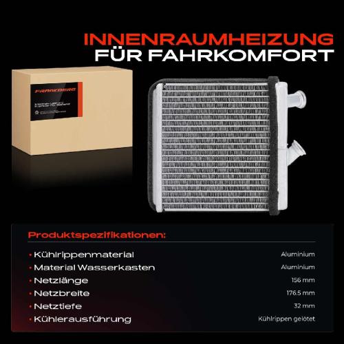 1x Wärmetauscher Innenraumheizung für Opel Astra F CC T92 Van Caravan T92 Calibra A Bild 1x Wärmetauscher Innenraumheizung für Opel Astra F CC T92 Van Caravan T92 Calibra A