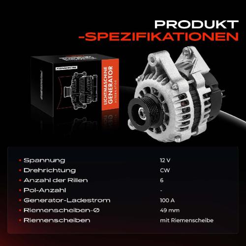 1x Lichtmaschine Generator für Opel Omega Vectra Vauxhall Saab 900 II 2.5L 3.0L Bild 1x Lichtmaschine Generator für Opel Omega Vectra Vauxhall Saab 900 II 2.5L 3.0L