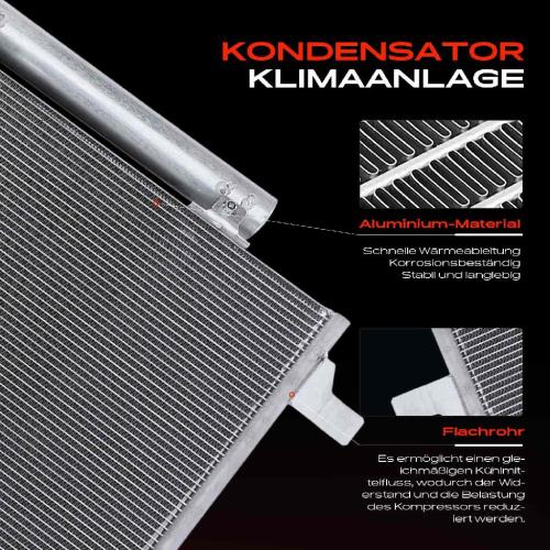 Frankberg 1x Kondensator Klimaanlage für Mercedes-Benz A-Klasse W169 B-Kla W245 Bild Frankberg 1x Kondensator Klimaanlage für Mercedes-Benz A-Klasse W169 B-Kla W245