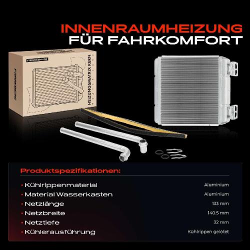 1x Wärmetauscher Innenraumheizung für Smart Fortwo Cabrio 451 Bj ab 2007 0.8L-1.0L Bild 1x Wärmetauscher Innenraumheizung für Smart Fortwo Cabrio 451 Bj ab 2007 0.8L-1.0L
