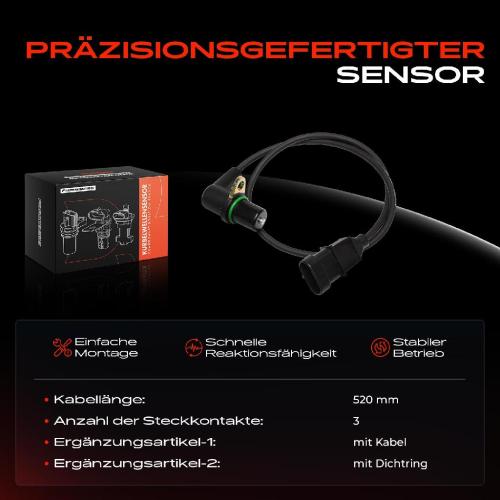 1x Kurbelwellensensor Impulsgeber für Chevrolet Lacetti Cruze J300 Daewoo Nubira Bild 1x Kurbelwellensensor Impulsgeber für Chevrolet Lacetti Cruze J300 Daewoo Nubira