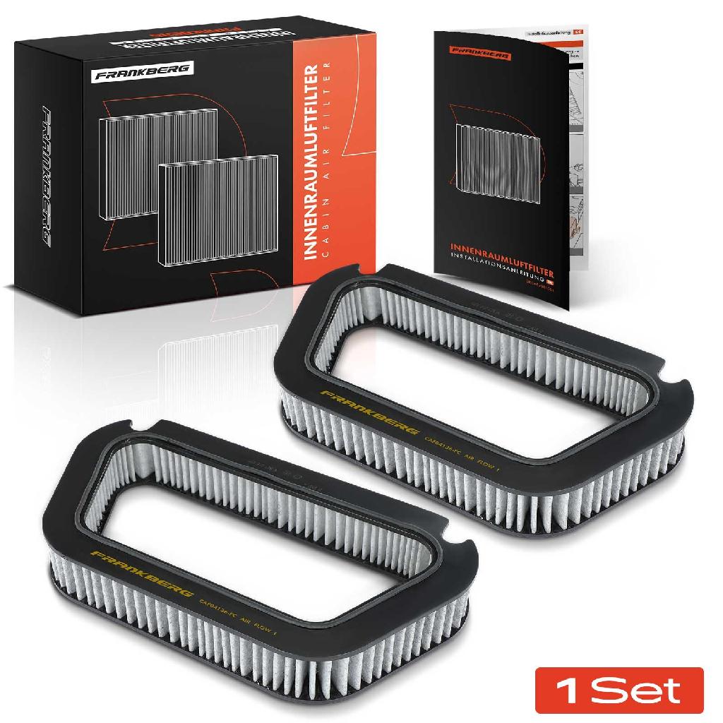 2x Innenraumfilter Aktivkohle für Audi A8 4E2 4E8 3.0L Benzin