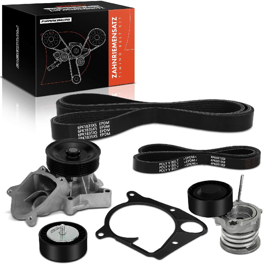 1x Keilrippenriemensatz Wasserpumpe für BMW 1er E87 3er E90 E91 320d 318d 120d