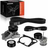 1x Keilrippenriemensatz Wasserpumpe für BMW 1er E87 3er E90 E91 320d 318d 120d