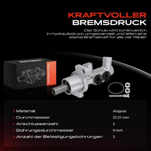 1x Hauptbremszylinder Bremszylinder für BMW 3er Touring E46 320i 320 Ci 320d Bild 1x Hauptbremszylinder Bremszylinder für BMW 3er Touring E46 320i 320 Ci 320d