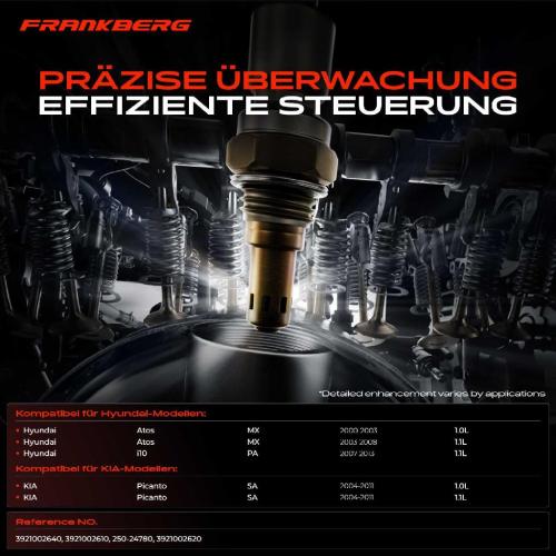 1x Lambdasonde Regelsonde Vor Katalysator für Hyundai Atos MX i10 PA KIA Picanto SA 1.0L 1.1L 1998-2013 Bild 1x Lambdasonde Regelsonde Vor Katalysator für Hyundai Atos MX i10 PA KIA Picanto SA 1.0L 1.1L 1998-2013