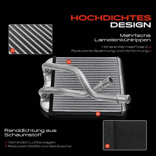 1x Wärmetauscher Innenraumheizung für VW Amarok 2H Touareg 7L Audi Q7 4LB Porsche Bild 1x Wärmetauscher Innenraumheizung für VW Amarok 2H Touareg 7L Audi Q7 4LB Porsche