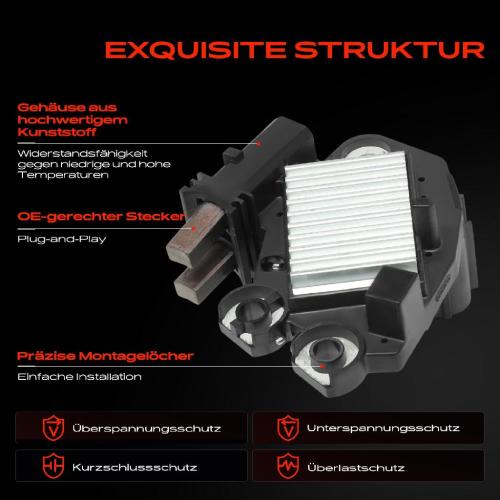 1x Lichtmaschinenregler Generatorregler für Hyundai Santa Fé 2 KIA Sorento II Bild 1x Lichtmaschinenregler Generatorregler für Hyundai Santa Fé 2 KIA Sorento II