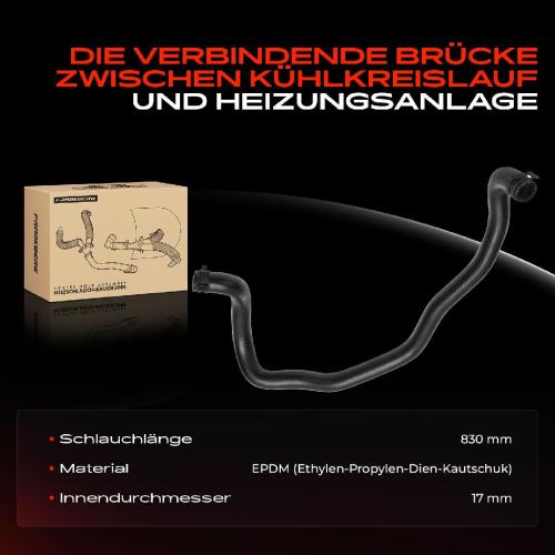1x Heizungsschlauch Schlauch Wärmetauscher-Heizung für BMW F10 F07 F11 F06 F12 F01 Bild 1x Heizungsschlauch Schlauch Wärmetauscher-Heizung für BMW F10 F07 F11 F06 F12 F01
