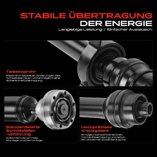 Frankberg 1x Kardanwelle Gelenkwelle Hinterachse für Audi A6 Allroad Avant A7 Sportback 2.0L 2.8L 3.0L 4.0L 2010-2018 Bild Frankberg 1x Kardanwelle Gelenkwelle Hinterachse für Audi A6 Allroad Avant A7 Sportback 2.0L 2.8L 3.0L 4.0L 2010-2018