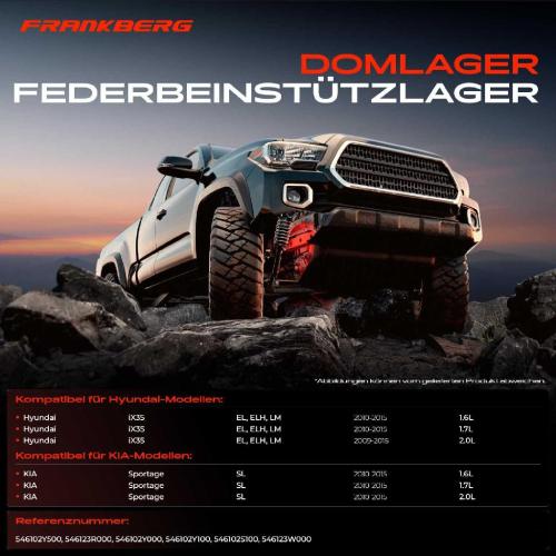 1x Domlager Federbeinstütz lager für Hyundai iX35 EL KIA Sportage SL 2010-2015 Bild 1x Domlager Federbeinstütz lager für Hyundai iX35 EL KIA Sportage SL 2010-2015