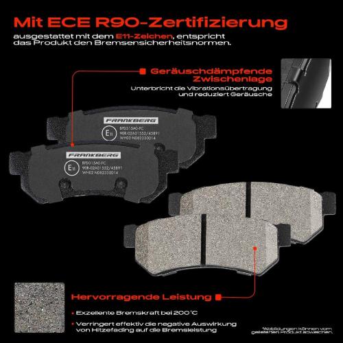 4x Bremsbeläge Hinterachse für Chevrolet Lacetti Kombi Stufenheck Nubira Daewoo Schrägheck Bild 4x Bremsbeläge Hinterachse für Chevrolet Lacetti Kombi Stufenheck Nubira Daewoo Schrägheck